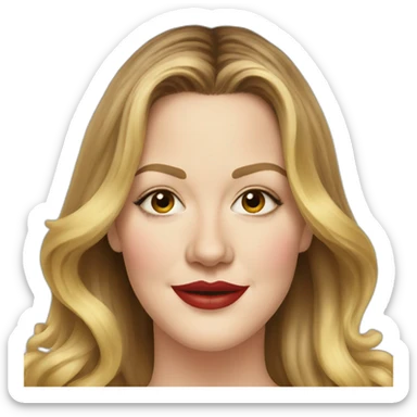 drew barrymore sticker