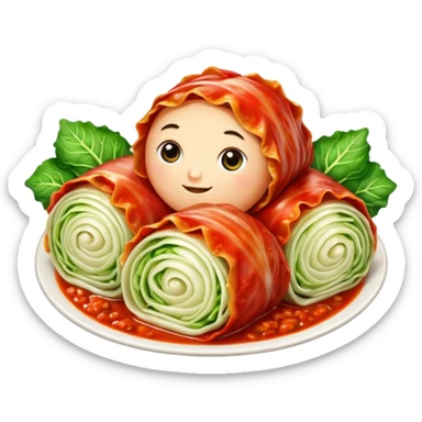 cabbage rolls sticker