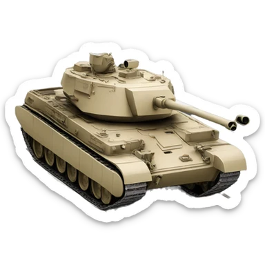 tank on airport runway sticker