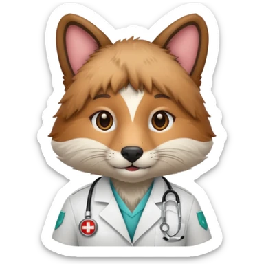medic animals sticker