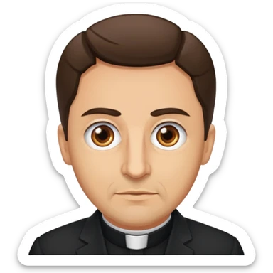 Pastor alemán Brown con ojos brown  sticker