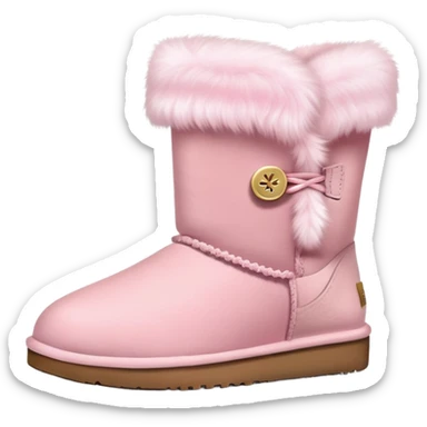 Light pink uggs  sticker