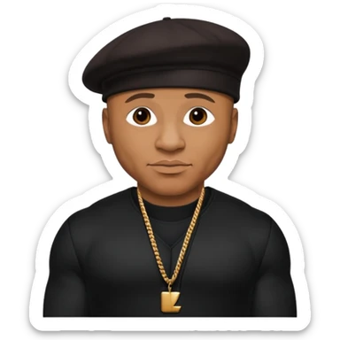 LL Cool J with black outfit sticker
