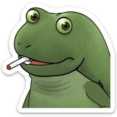 Roach with a joint sticker