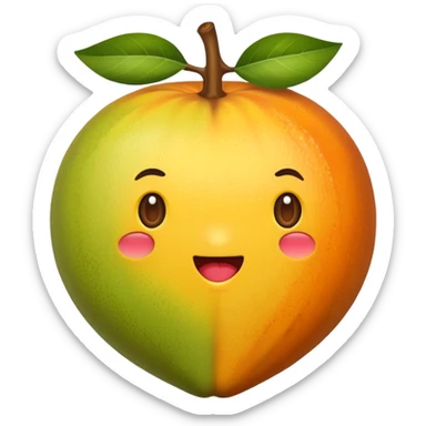 fruit pit sticker