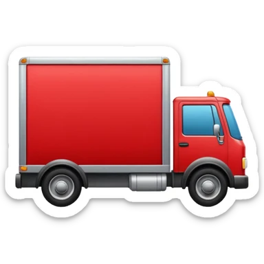 Moving truck or dolly
 sticker