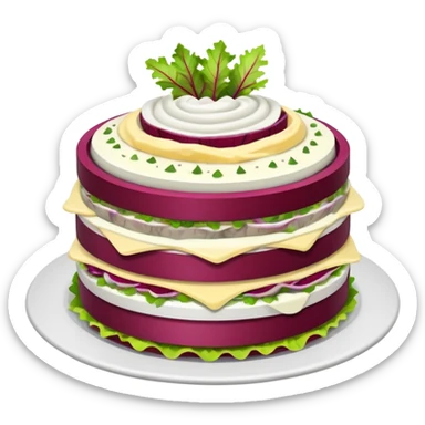 salad herring under a coat sticker