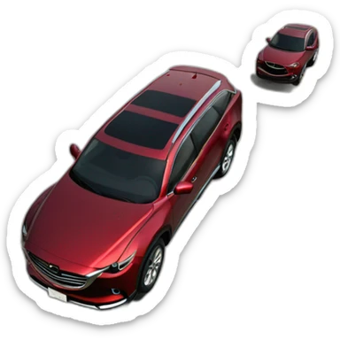 Mazda-CX9-2008-red-1st-generation sticker