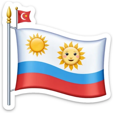 Himalayan flag sticker