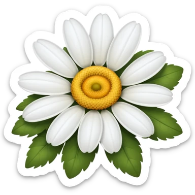 One daisy flower sticker