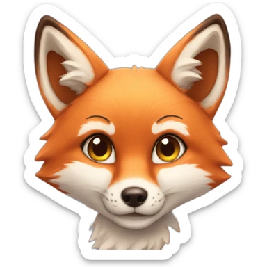 Sweetie Fox sticker