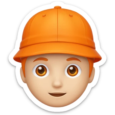 just an orange cap sticker