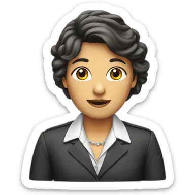 secretaire sticker