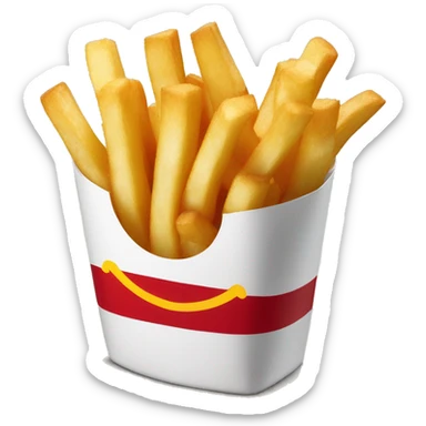 McDonald’s fries sticker