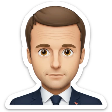 Macron sticker