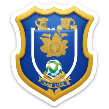 escudo club san luis sticker