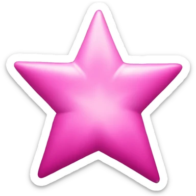 pink star  sticker