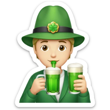St Patrick’s day sticker