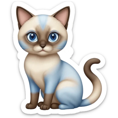 
Siamese cat sticker