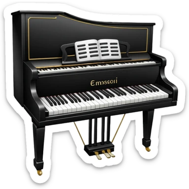 Un piano completo  sticker