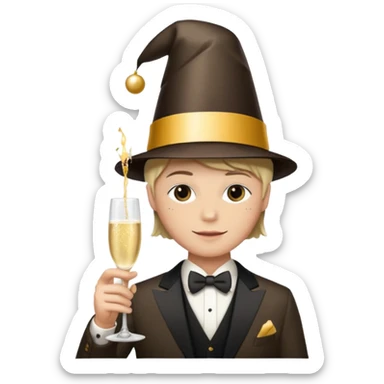 Great gatsby birthday sticker