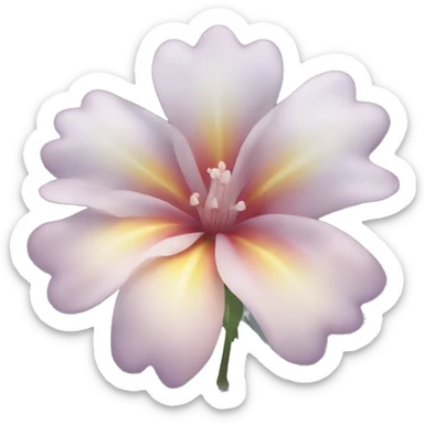 beautiful ethereal flower sticker