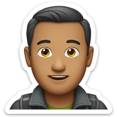 a nepali man  sticker