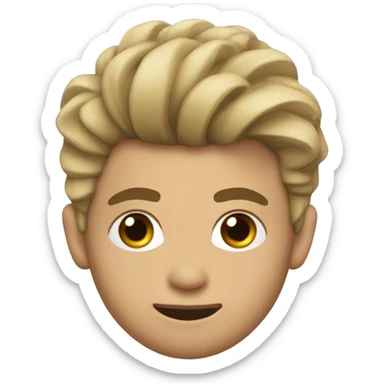 Ronaldo ith ble hair sticker