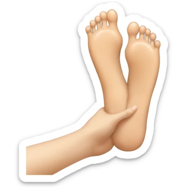 Feet massage sticker