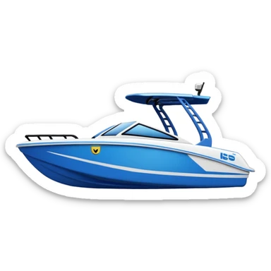 Wakeboard boat sticker