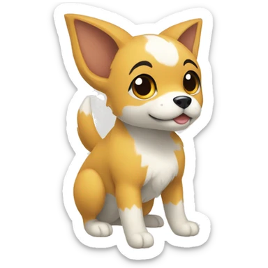 Dog-Fakémon-Pokémon Adoptable sticker