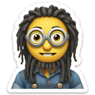 Dread head minion sticker