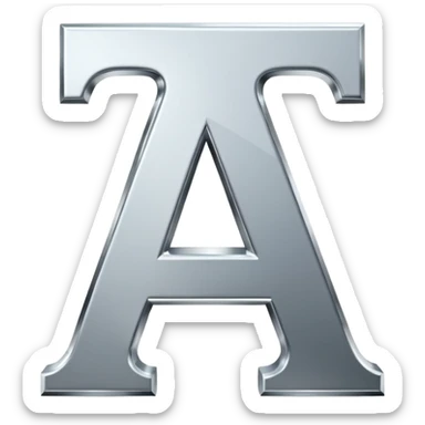 letters A and I, professional clean style, suitable for business or tech branding, no extra decoration sticker