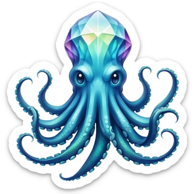 Crystal Kraken sticker