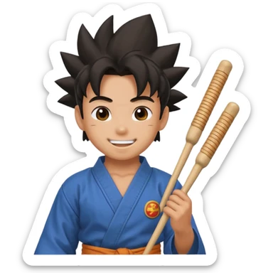 songoku drummer sticker