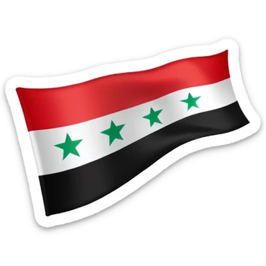 Flag of Syria sticker