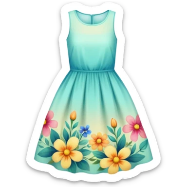 şort çiçekli sticker