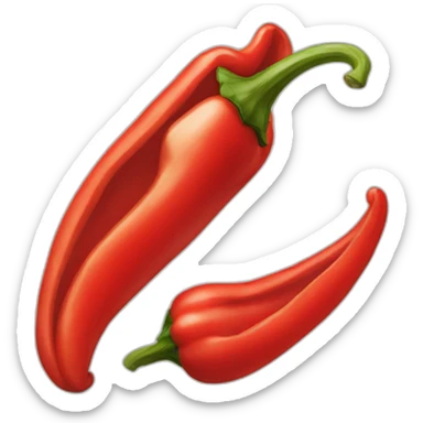 red pepper sticker