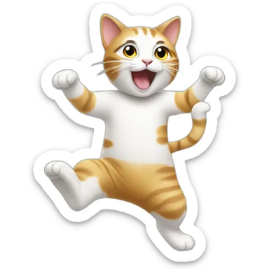 dancing-cat sticker