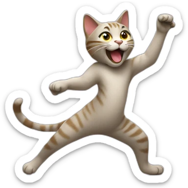 dancing-cat sticker
