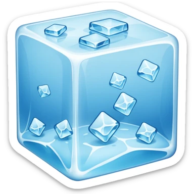 Break the ice sticker