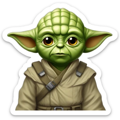Yoda general Ukraine army shevron Zaluzhny good  sticker