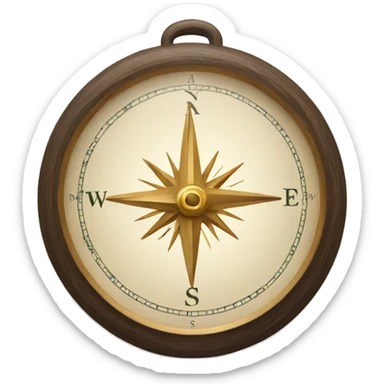compass sticker