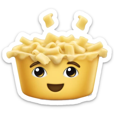 Macaroni cheese sticker