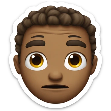 The angriest face to ever exist   sticker