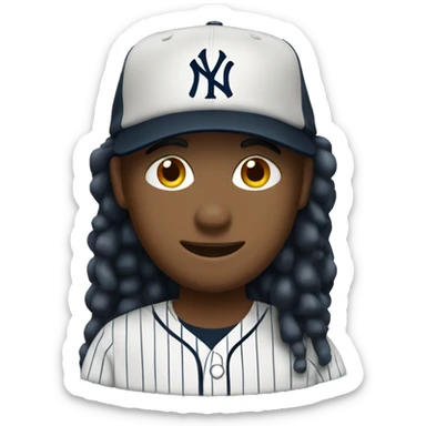 New York Yankees hat  sticker