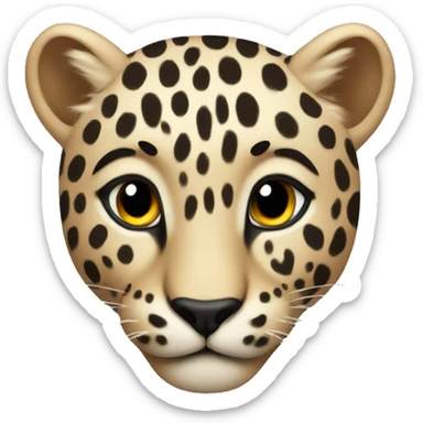leopard sticker
