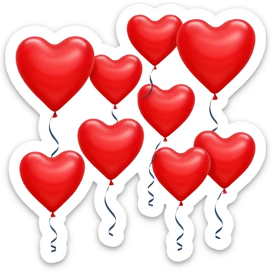 love balloons  sticker