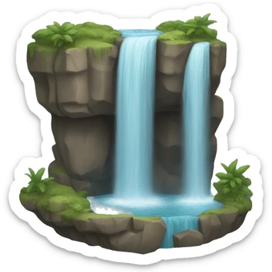 waterfall sticker