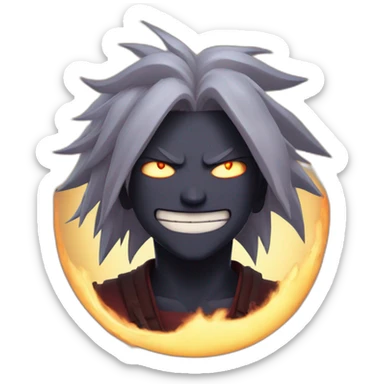 Madara with demon smile sticker